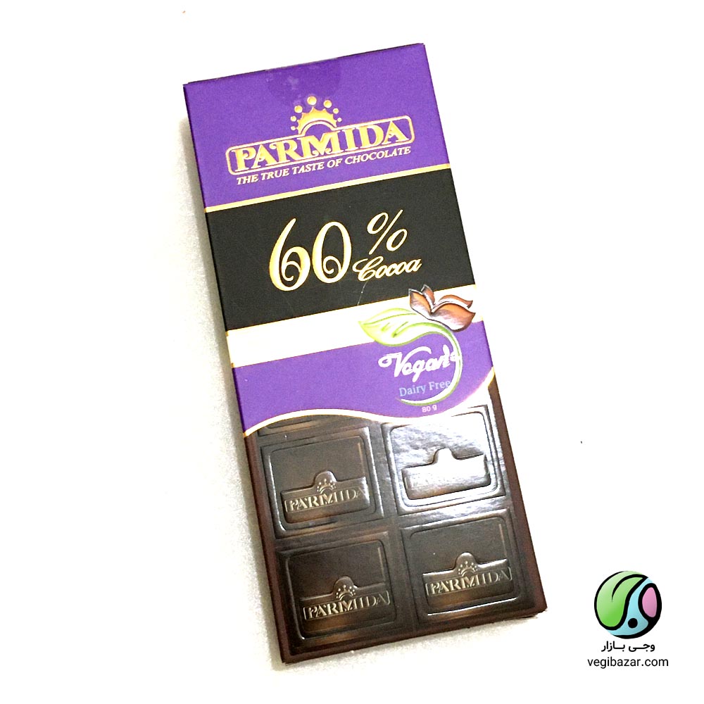 شکلات تلخ تابلت 60% - پارمیدا