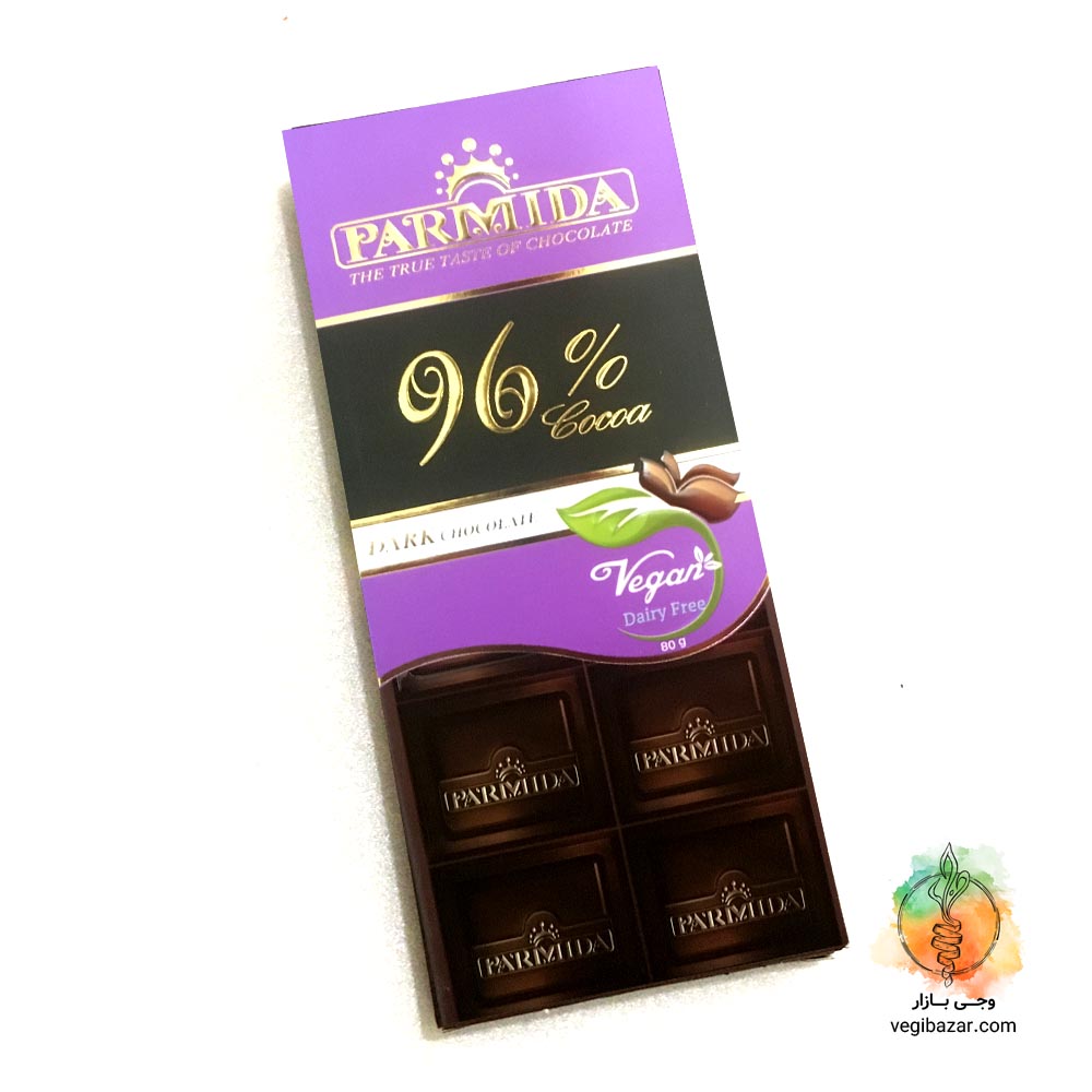 شکلات تلخ تخته‌ای 96% - پارمیدا
