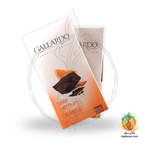 شکلات تلخ تابلت با مغز ژله‌ای پرتقالی - گالاردو